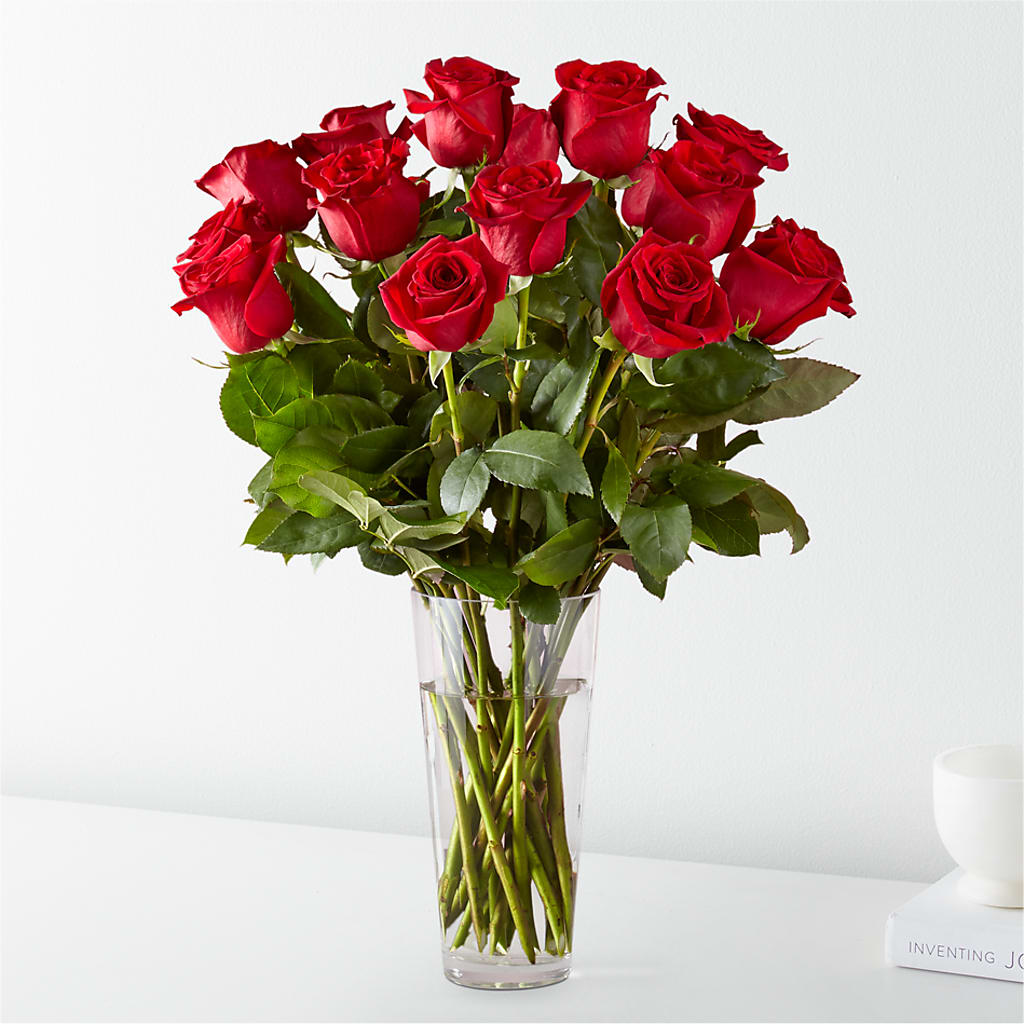 Long Stem Red Rose Bouquet – SUSPENDED IN TIME FLORAL & PRESERVATION, Syracuse UT