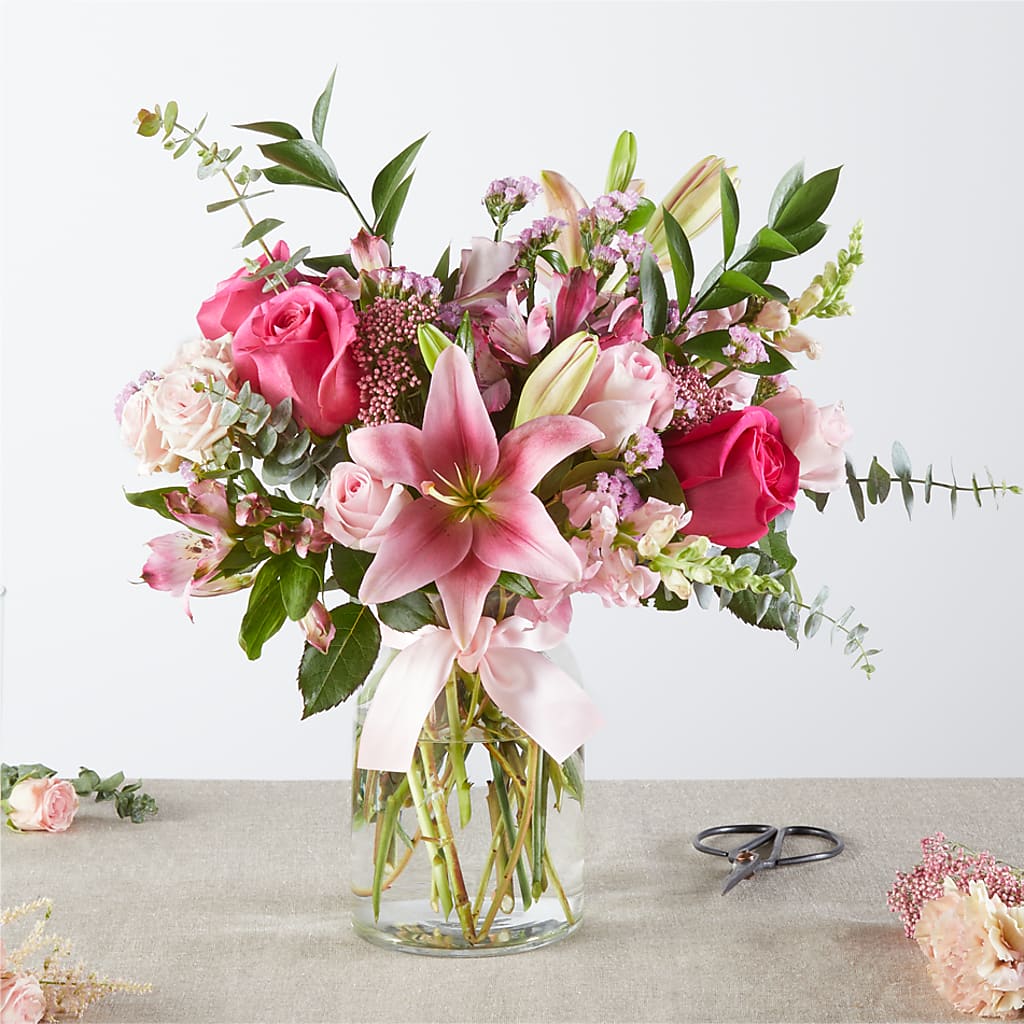 Pink Ribbon - A Florist Original – SUSPENDED IN TIME FLORAL & PRESERVATION, Syracuse UT
