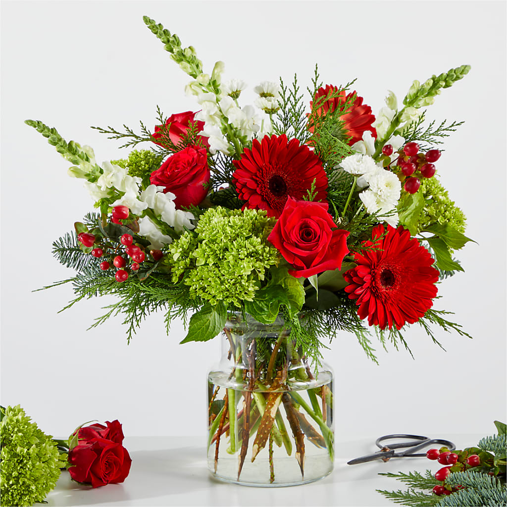 Merry Moment Bouquet – A Florist Original – SUSPENDED IN TIME FLORAL & PRESERVATION, Syracuse UT