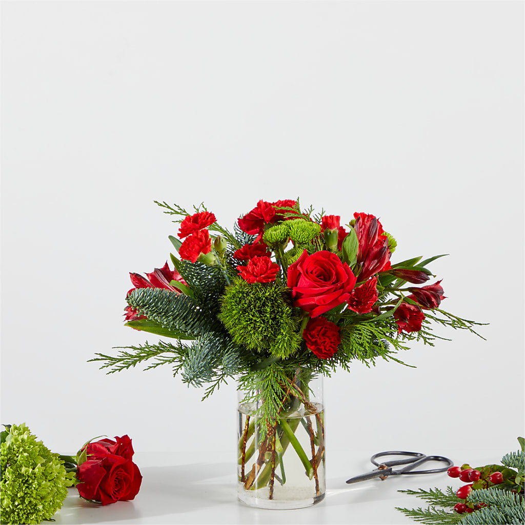 Merry Moment Bouquet – A Florist Original – SUSPENDED IN TIME FLORAL & PRESERVATION, Syracuse UT