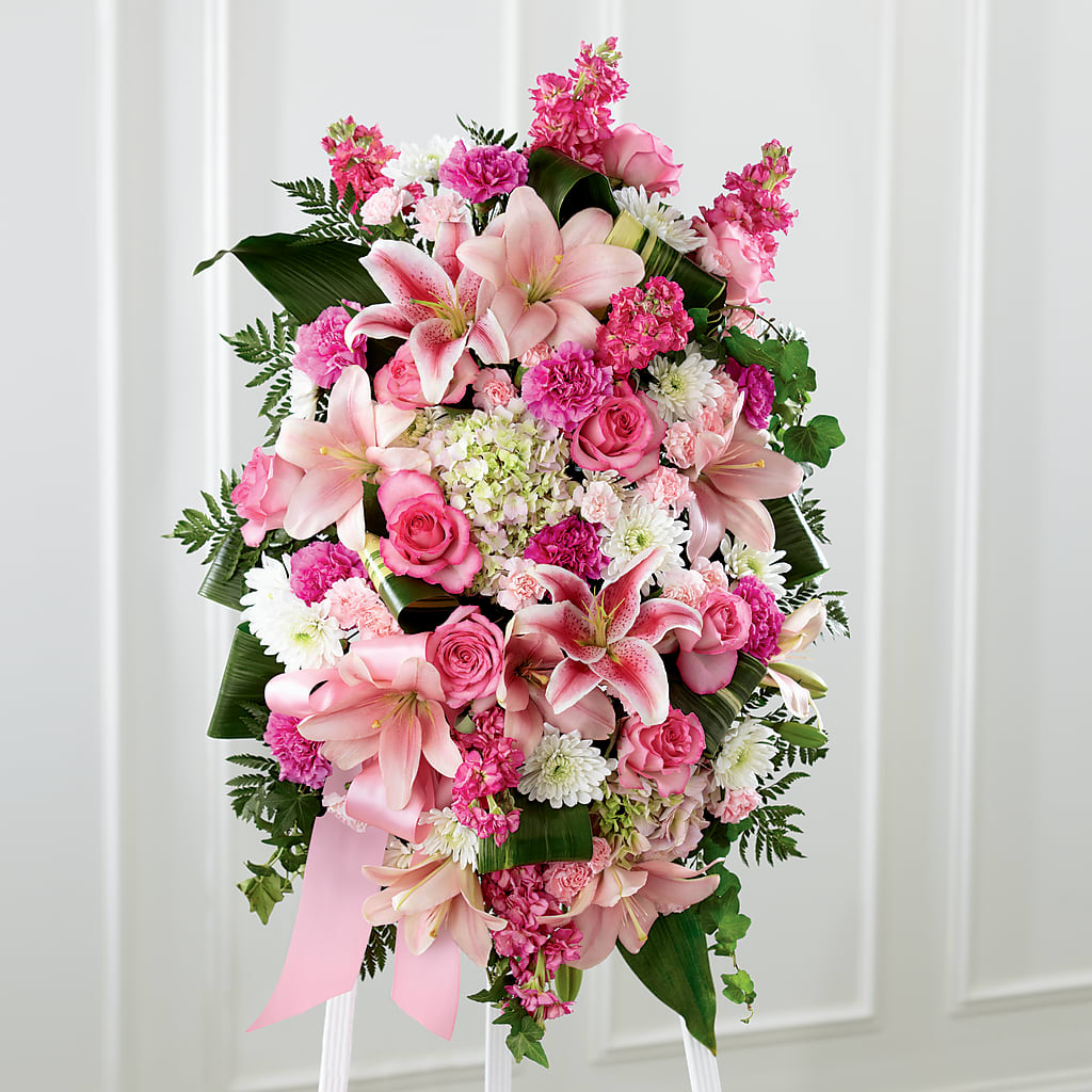 Comforting Standing Spray – SUSPENDED IN TIME FLORAL & PRESERVATION, Syracuse UT