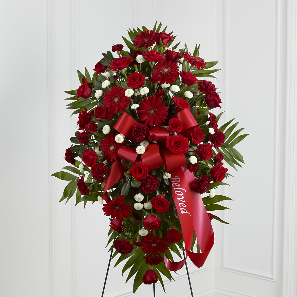 Treasured Memories Standing Spray – SUSPENDED IN TIME FLORAL & PRESERVATION, Syracuse UT
