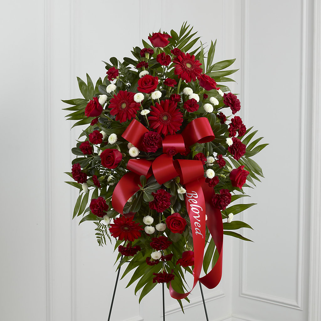 Treasured Memories Standing Spray – SUSPENDED IN TIME FLORAL & PRESERVATION, Syracuse UT