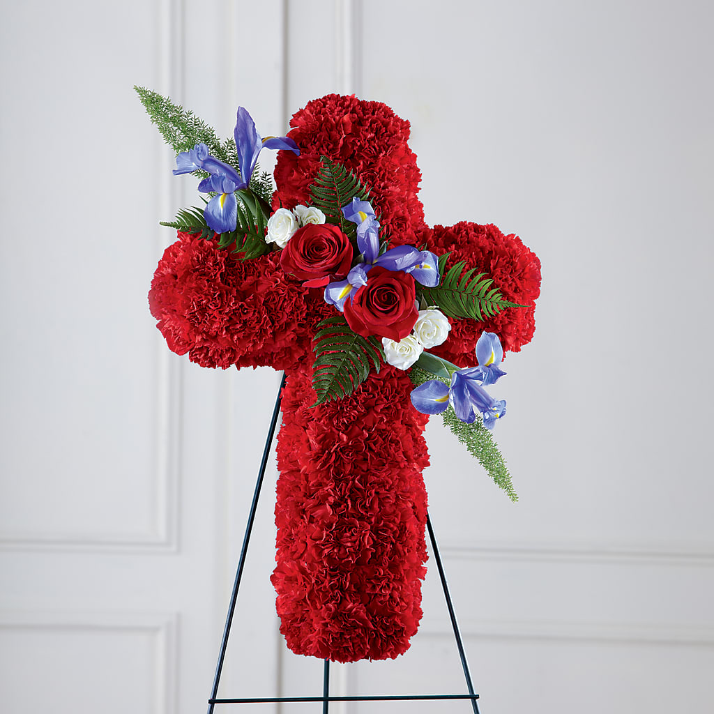 Faithful Hero Floral Cross – SUSPENDED IN TIME FLORAL & PRESERVATION, Syracuse UT
