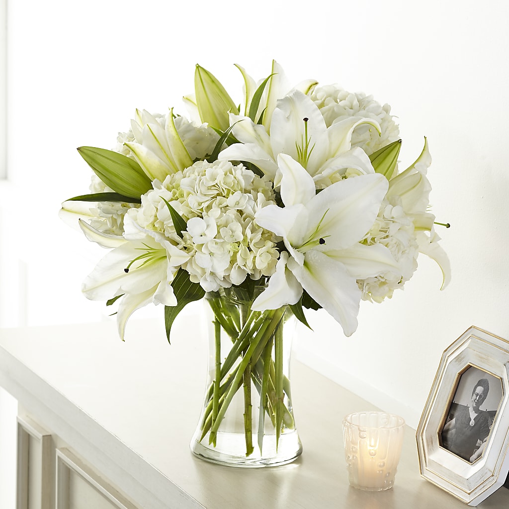 Compassionate Lily Bouquet – SUSPENDED IN TIME FLORAL & PRESERVATION, Syracuse UT
