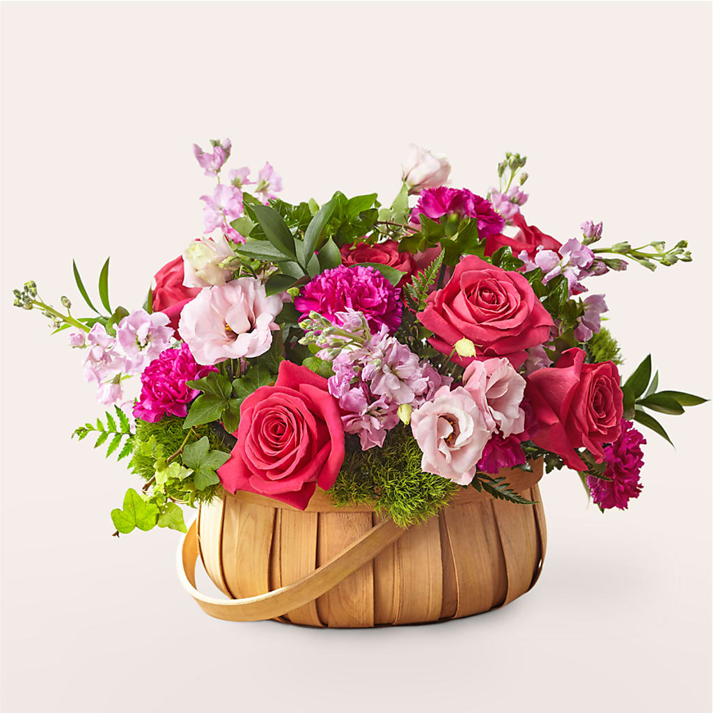 Radiance in Bloom Basket – SUSPENDED IN TIME FLORAL & PRESERVATION, Syracuse UT