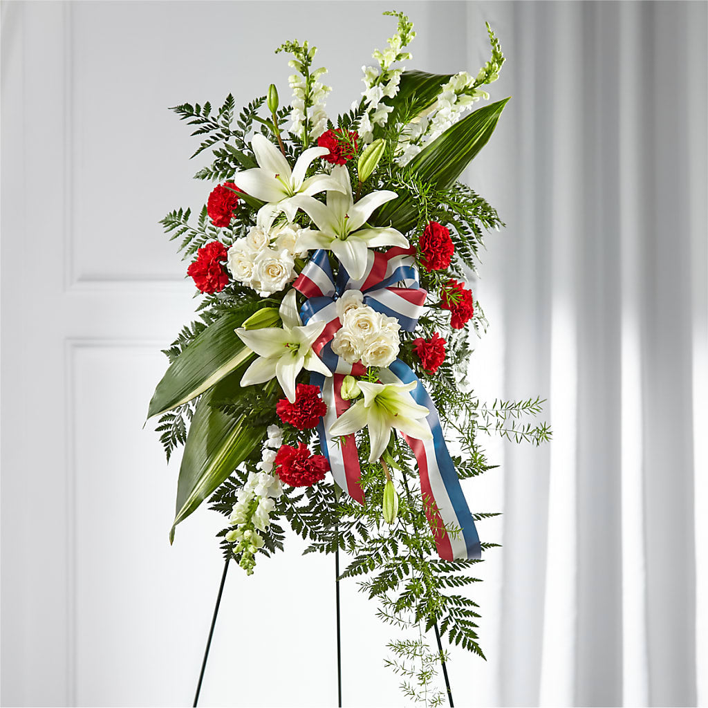 Stars of Life Standing Spray – SUSPENDED IN TIME FLORAL & PRESERVATION, Syracuse UT