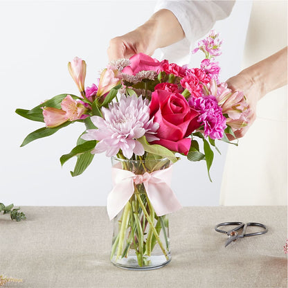 Pink Ribbon - A Florist Original – SUSPENDED IN TIME FLORAL & PRESERVATION, Syracuse UT