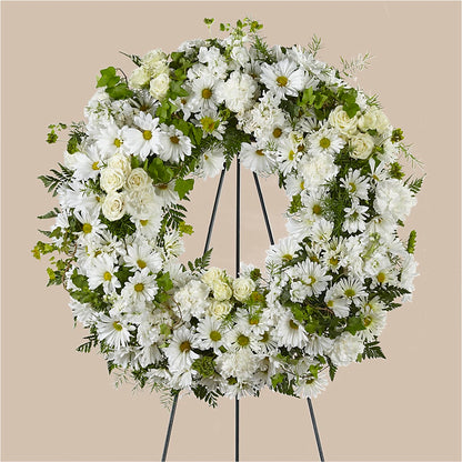 Faithful Wishes Wreath – SUSPENDED IN TIME FLORAL & PRESERVATION, Syracuse UT