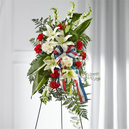 Stars of Life Standing Spray – SUSPENDED IN TIME FLORAL & PRESERVATION, Syracuse UT