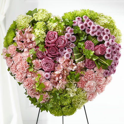 Heartwarming Standing Heart – SUSPENDED IN TIME FLORAL & PRESERVATION, Syracuse UT