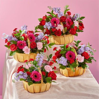 Pink Picnic Basket – SUSPENDED IN TIME FLORAL & PRESERVATION, Syracuse UT
