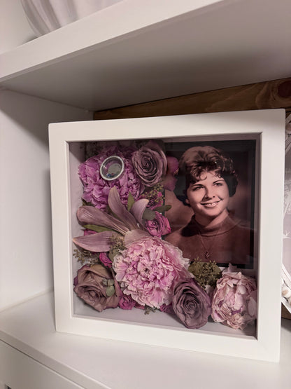 10x10 Thin Shadow Box – SUSPENDED IN TIME FLORAL & PRESERVATION, Syracuse UT