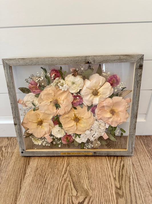 11x14 Pressed Frame Barnwood