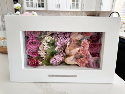 Oblong Shadow Box – SUSPENDED IN TIME FLORAL & PRESERVATION, Syracuse UT