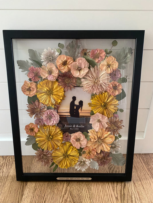 16x20 Pressed Frame Black