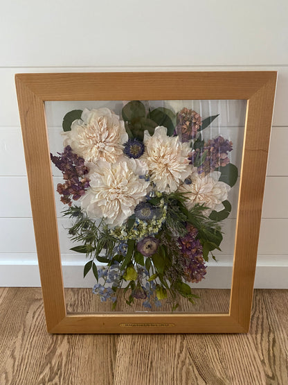 16x20 Pressed Frame – SUSPENDED IN TIME FLORAL & PRESERVATION, Syracuse UT
