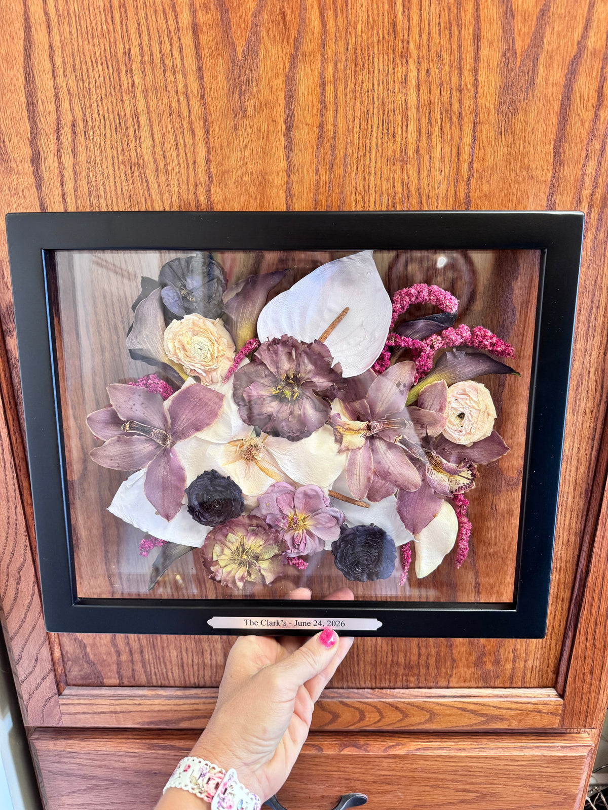 11x14 Pressed Frame – SUSPENDED IN TIME FLORAL & PRESERVATION, Syracuse UT