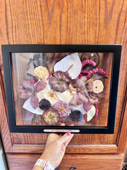 11x14 Pressed Frame – SUSPENDED IN TIME FLORAL & PRESERVATION, Syracuse UT