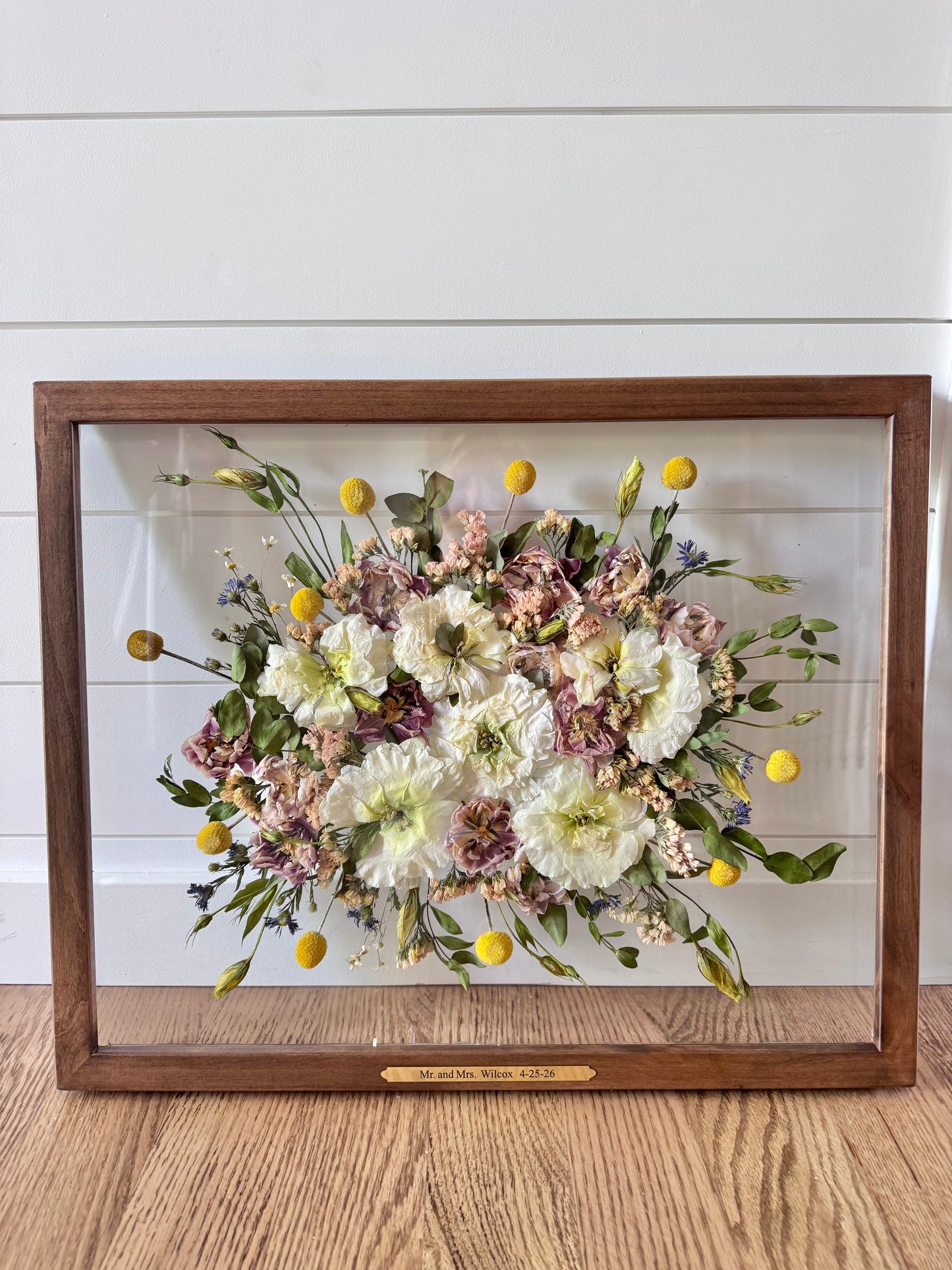 16x20 Pressed Frame – SUSPENDED IN TIME FLORAL & PRESERVATION, Syracuse UT