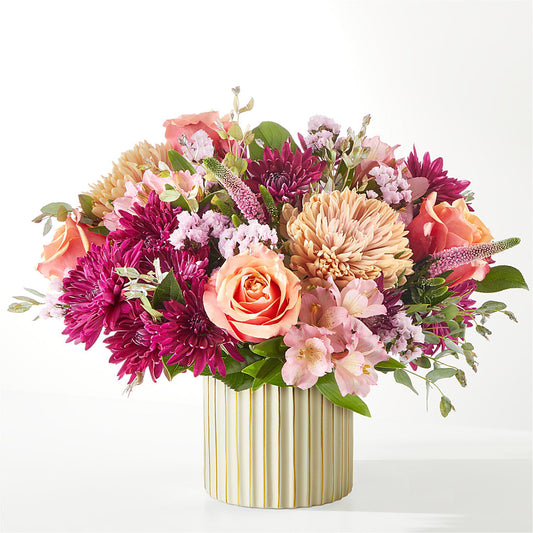 Berry Cobbler Bouquet with Ivory Vase – SUSPENDED IN TIME FLORAL & PRESERVATION, Syracuse UT