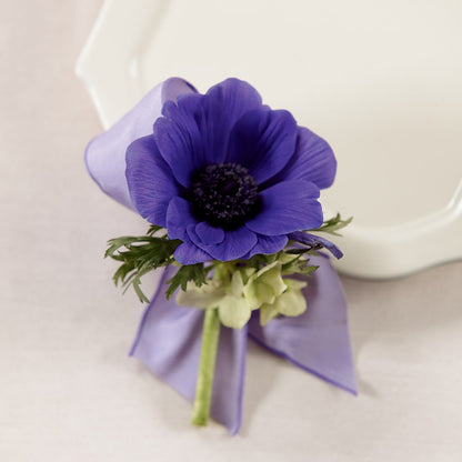 Purple Passion Boutonniere – SUSPENDED IN TIME FLORAL & PRESERVATION, Syracuse UT