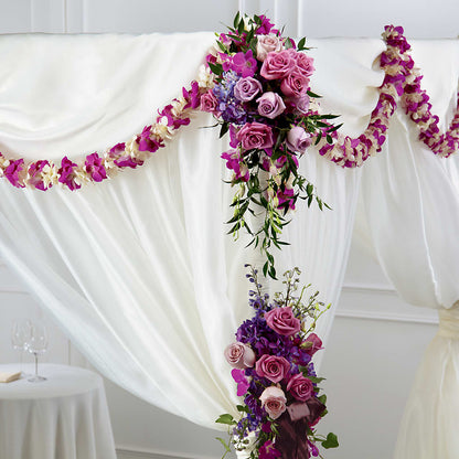 Color & Light Chuppah Decor – SUSPENDED IN TIME FLORAL & PRESERVATION, Syracuse UT