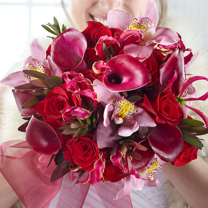 Heart of Hearts Bouquet – SUSPENDED IN TIME FLORAL & PRESERVATION, Syracuse UT